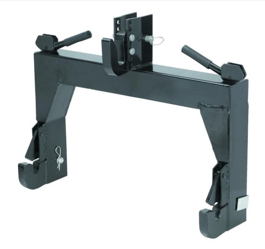 Heavy Duty 3 Point Quick Hitch for Tractor indicating all the three major Connection Points